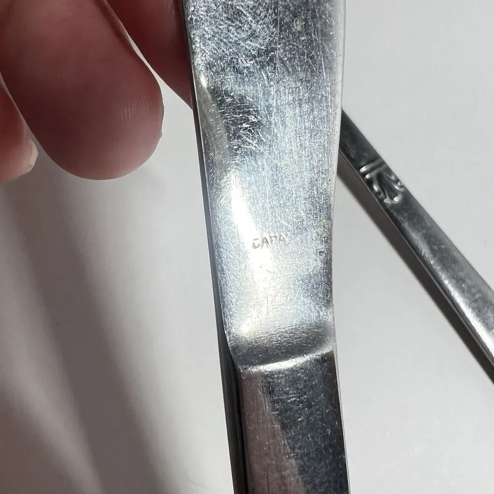 Lot of 2 Vintage Hull Dorzel Embrace Stainless Japan Dinner Knife & Fork
